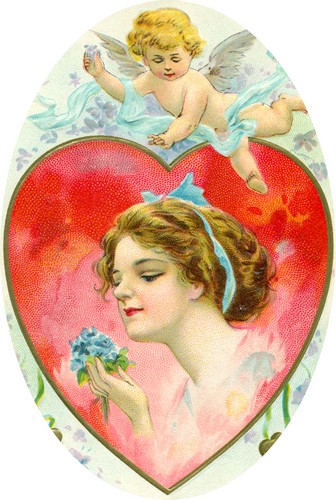 Cupid and Woman Picture